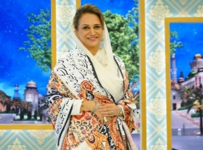 bushra ansari dons shawl with iqbal s poetry quips you ll understand if you can read urdu