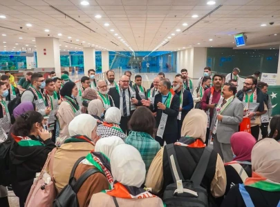 64 palestinian students from gaza arrive in pakistan to resume medical studies 64 palestinian students from gaza arrive in pakistan to resume medical studies