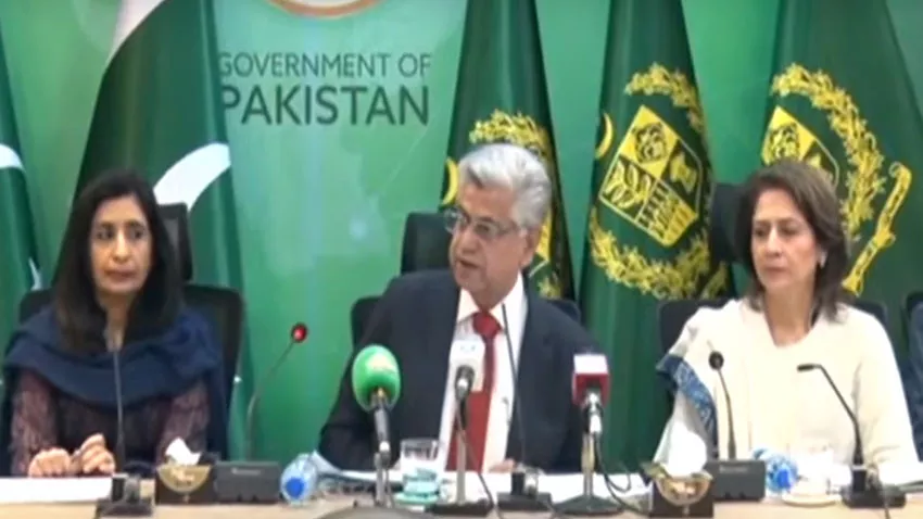 interim minister for information and broadcasting murtaza solangi addressing the media on saturday photo radio pakistan interim minister for information and broadcasting murtaza solangi addressing the media on saturday photo radio pakistan