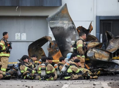 22 workers perish in blaze at south korea s lithium battery plant