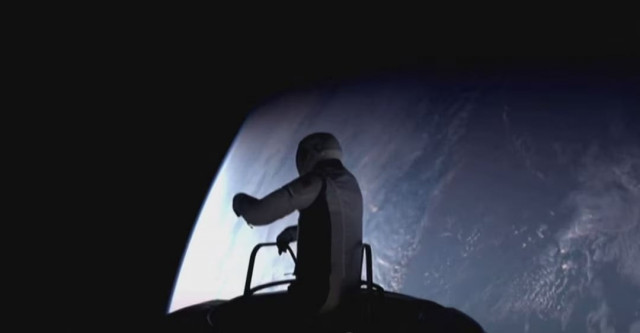 jared isaacman 41 exits the spacex capsule on a tether into the vacuum of space hundreds of miles from earth during the world s first private spacewalk on sept ember 12 2024 in a still image from video photo reuters jared isaacman 41 exits the spacex capsule on a tether into the vacuum of space hundreds of miles from earth during the world s first private spacewalk on sept ember 12 2024 in a still image from video photo reuters
