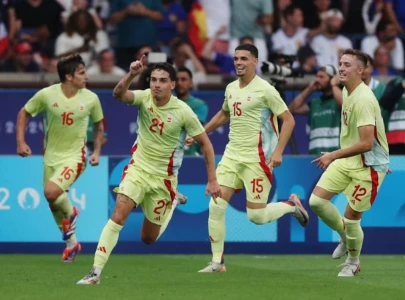 spain take football gold in nail biting 5 3 win over france spain take football gold in nail biting 5 3 win over france
