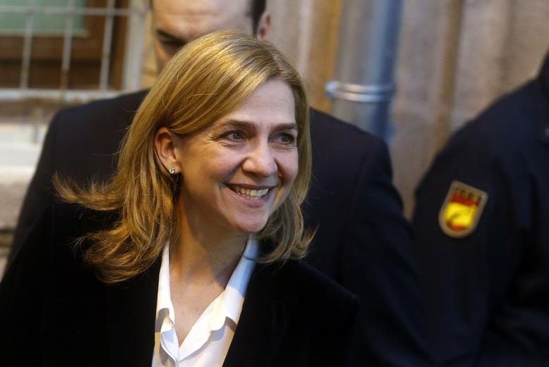 spain s cristina de borbon sister of the newly crowned king felipe vi photo reuters file