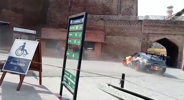local sources say members of influential families of lahore as well as other areas of the province entered the historical heritage site with their sports cars and indulged in racing drifting and other competitions photo express local sources say members of influential families of lahore as well as other areas of the province entered the historical heritage site with their sports cars and indulged in racing drifting and other competitions photo express