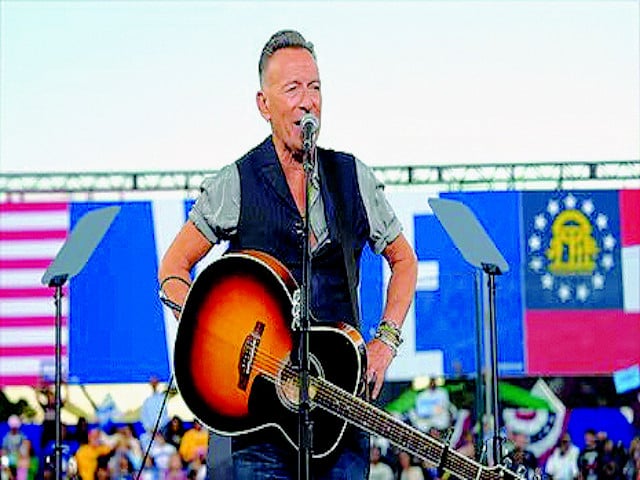 springsteen was a vocal supporter of obama and biden in their presidential campaigns photo file