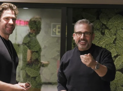 the office stars steve carell and john krasinski reunite for if