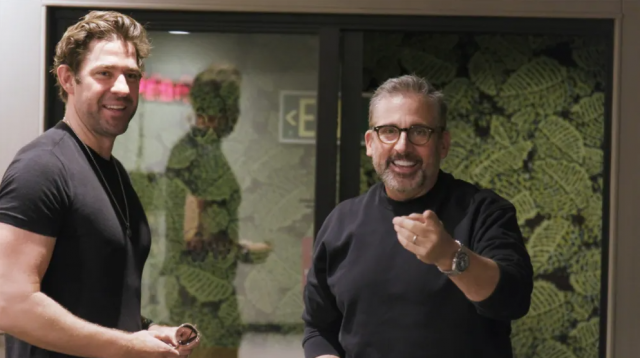 john krasinski and steve carell reunite for upcoming movie if john krasinski and steve carell reunite for upcoming movie if