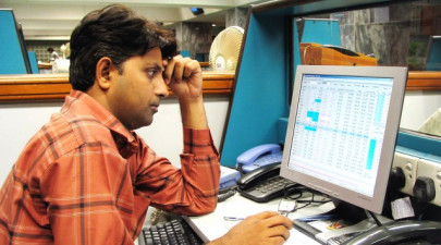 stocks sink below 10 000 points on flood worries
