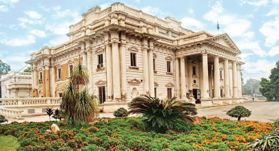 stocked shelves and empty seats