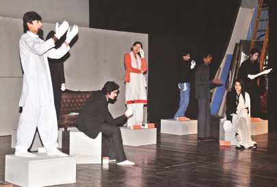 youth drama festival opening day brings laughter and disdain