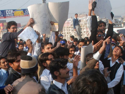 students on the streets students on the streets