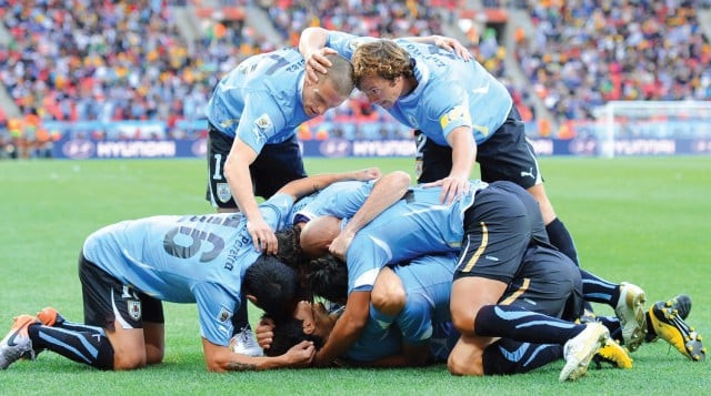 suarez fires uruguay into last eight suarez fires uruguay into last eight