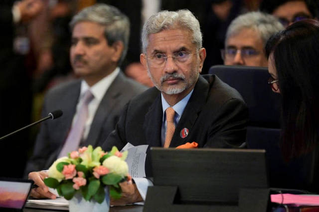 india s foreign minister subrahmanyam jaishankar during the asean foreign ministers meeting in jakarta on july 13 2023 photo reuters india s foreign minister subrahmanyam jaishankar during the asean foreign ministers meeting in jakarta on july 13 2023 photo reuters