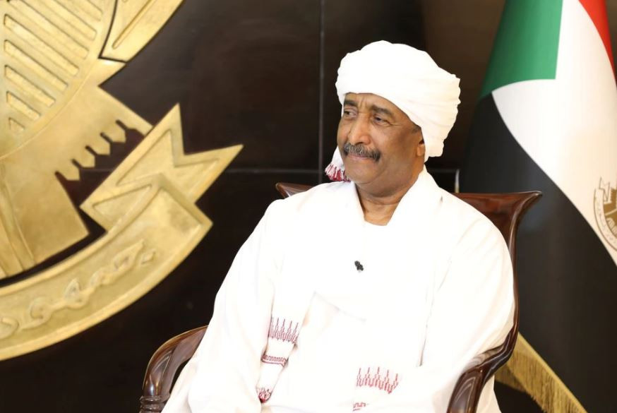 sudan s sovereign council chief general abdel fattah al burhan looks on during an interview in khartoum sudan december 4 2021 photo reuters