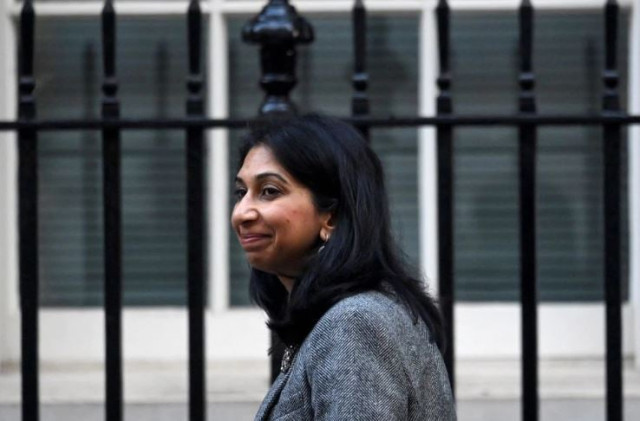 britain s secretary of state for the home department suella braverman walks outside number 10 downing street in london britain october 18 2022 photo reuters britain s secretary of state for the home department suella braverman walks outside number 10 downing street in london britain october 18 2022 photo reuters