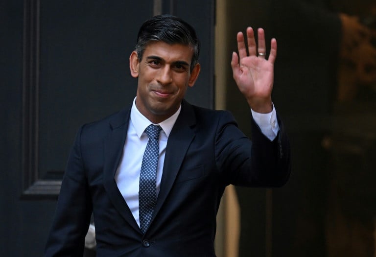 rishi sunak s appointment as his country s first prime minister of colour has been cheered by indians who still consider him a son of the soil photo afp