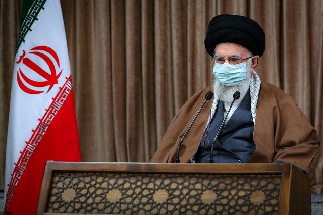 iran s supreme leader ayatollah ali khamenei delivers a televised speech in tehran iran march 11 2021 photo reuters