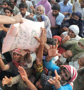 survey of flood affected areas