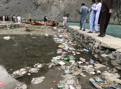 commercial waste pollutes water bodies in k p