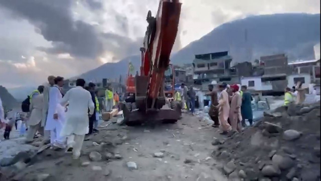 army restores flood hit bahrain bridge in swat army restores flood hit bahrain bridge in swat