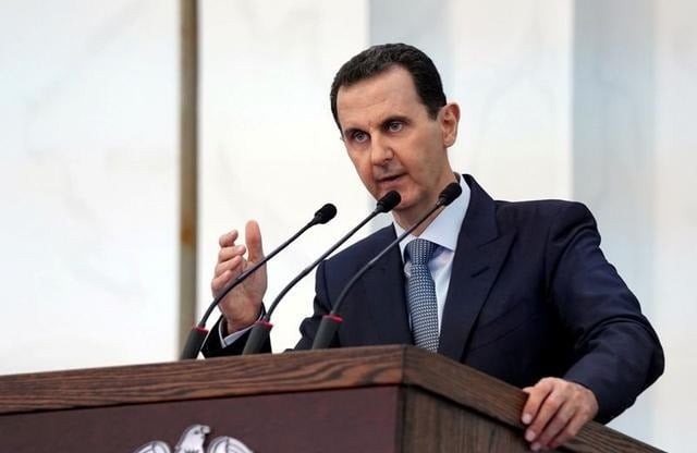 syria s president bashar al assad addresses the new members of parliament in damascus syria in this handout released by sana on august 12 2020 photo reuters syria s president bashar al assad addresses the new members of parliament in damascus syria in this handout released by sana on august 12 2020 photo reuters