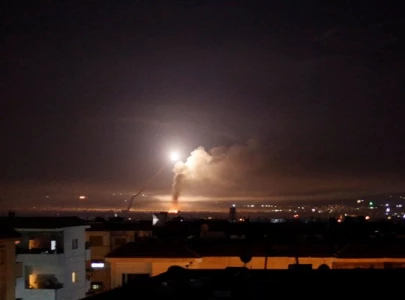 syrian air defences intercept israeli missiles aimed at damascus area