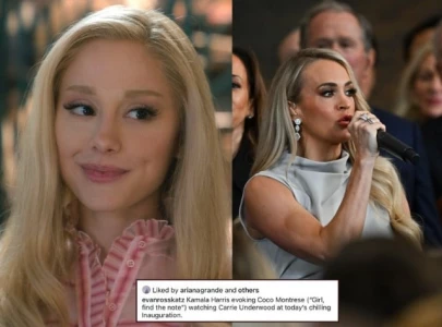 did ariana grande just shade carrie underwood s performance at trump s inauguration