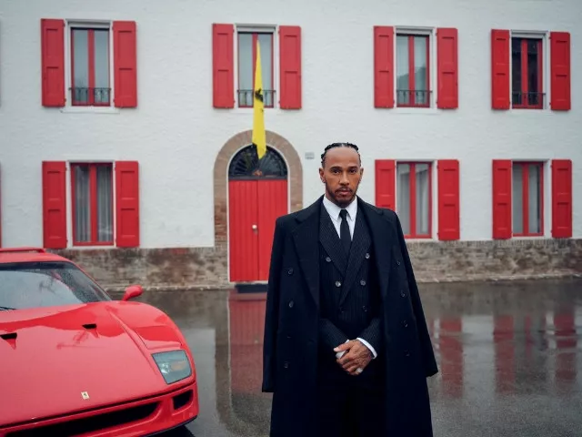 new era lewis hamilton visits ferrari hq to commemorate new phase of his f1 career