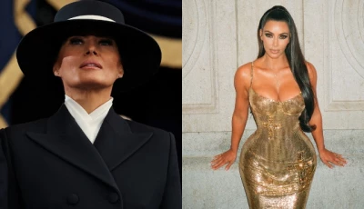 secretly a republican kim kardashian faces scrutiny over her alleged support for melania trump