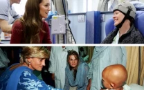 kate middleton draws diana comparisons during heartfelt visit to royal marsden hospital