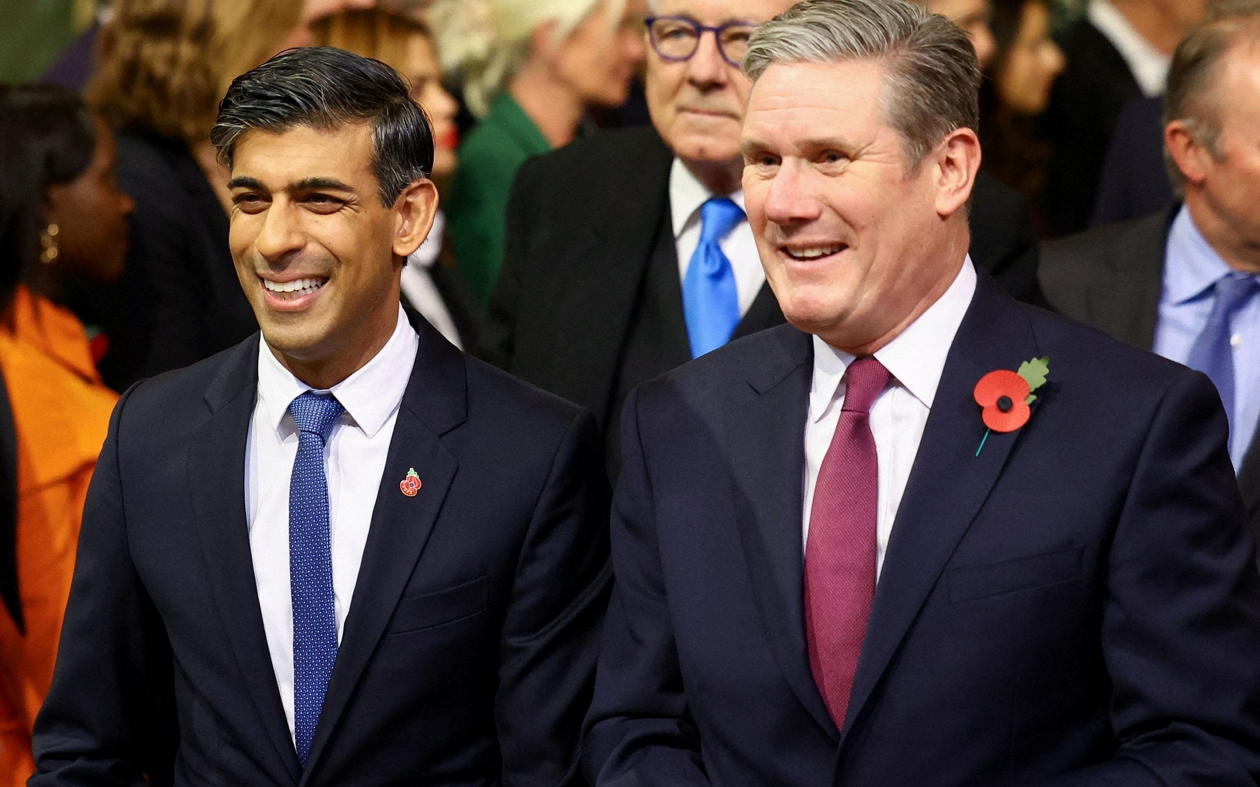 uk prime minister rishi sunak and labour party leader keir starmer photo afp