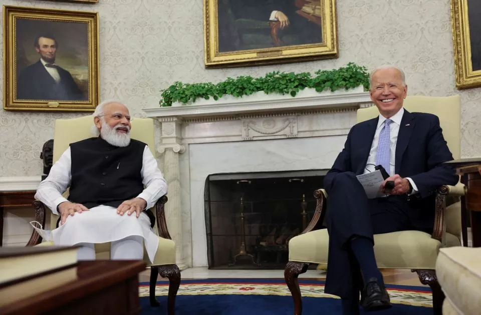 us president joe biden meets with india s prime minister narendra modi in the oval office at the white house in washington us september 24 2021 reuters us president joe biden meets with india s prime minister narendra modi in the oval office at the white house in washington us september 24 2021 reuters