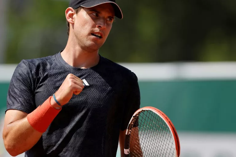 the former us champion austria s dominic thiem will face argentina s sebastian baez in his first final since season ending atp finals in 2020 photo afp the former us champion austria s dominic thiem will face argentina s sebastian baez in his first final since season ending atp finals in 2020 photo afp