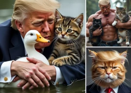 top 10 trump cats and ducks memes