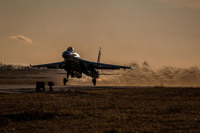 a ukrainian air force fighter jet takes off during a drill in mykolaiv region in southern ukraine november 23 2021 photo reuters a ukrainian air force fighter jet takes off during a drill in mykolaiv region in southern ukraine november 23 2021 photo reuters