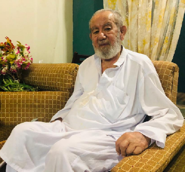 renowned pashto fiction writer turkistan aka tahir afridi passed away at the age of 82 in karachi photo express file