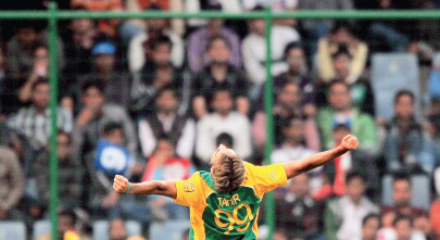 de villiers tahir destroy windies