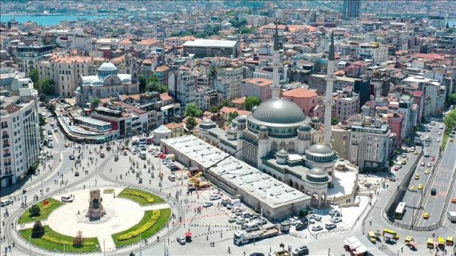 the foundation of the mosque was laid on feb 17 2017 in taksim square photo anadolu agency the foundation of the mosque was laid on feb 17 2017 in taksim square photo anadolu agency