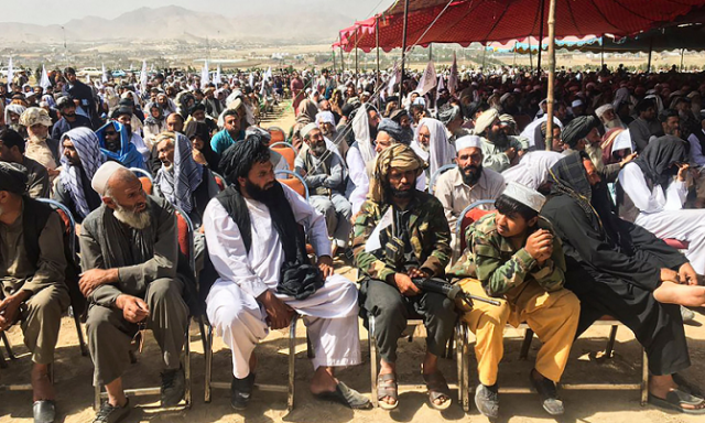 around 1 000 taliban supporters attended a rally on sunday in a vast field to the north of kabul photo afp around 1 000 taliban supporters attended a rally on sunday in a vast field to the north of kabul photo afp