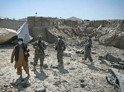 victorious taliban gloat over ruins of cia s afghan base