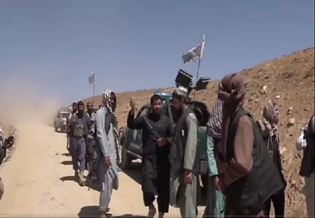 spokesperson claims taliban forces have captured four of the province s seven districts screengrab spokesperson claims taliban forces have captured four of the province s seven districts screengrab