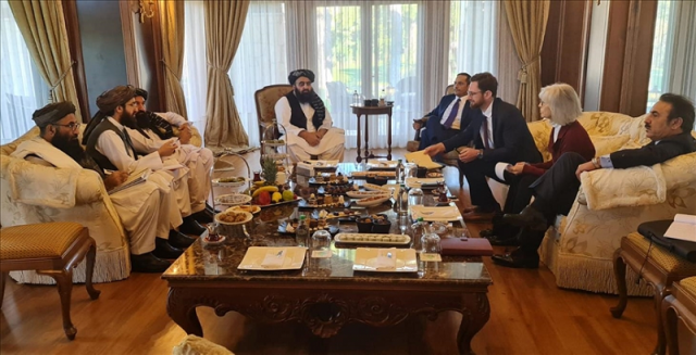 afghanistan s acting foreign minister amir khan muttaqi met qatar s deputy prime minister sheikh mohammed bin abdul rahman al thani and us special representative tom west photo afghan foreign ministry afghanistan s acting foreign minister amir khan muttaqi met qatar s deputy prime minister sheikh mohammed bin abdul rahman al thani and us special representative tom west photo afghan foreign ministry