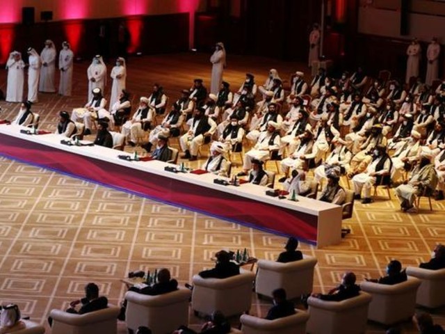 delegates attend talks between the afghan government and taliban in doha qatar september 12 2020 photo reuters file