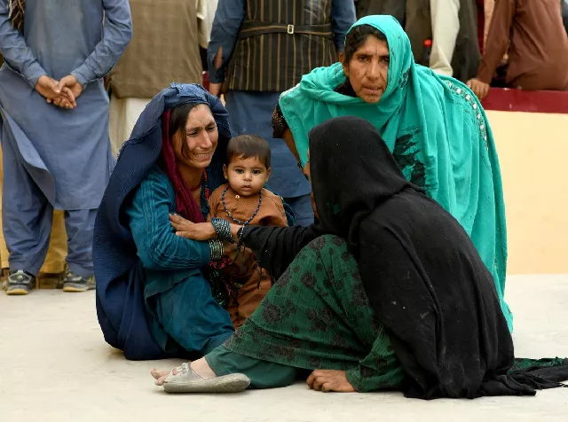 relatives react in front of a hospital where their family member has been transferred for treatment after a truck bomb blast in balkh province in mazar i sharif afghanistan august 25 2020 photo reuters relatives react in front of a hospital where their family member has been transferred for treatment after a truck bomb blast in balkh province in mazar i sharif afghanistan august 25 2020 photo reuters