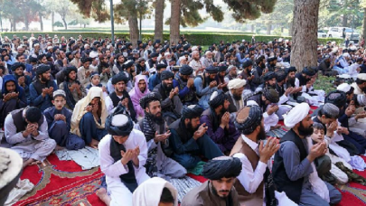 taliban supreme leader hails security in rare appearance to mark eidul fitr taliban supreme leader hails security in rare appearance to mark eidul fitr
