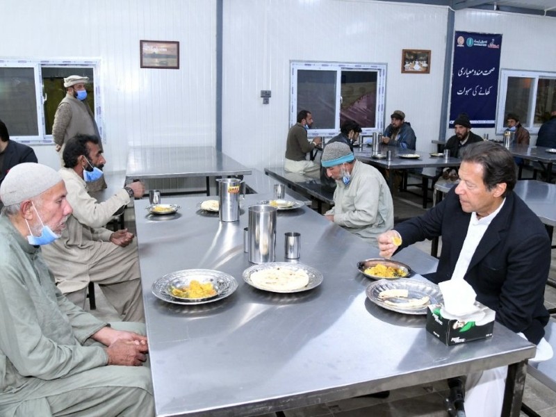 prime minister imran khan spent first evening of the new year with the poor people at tarnol panagah in islamabad photo radio pakistan