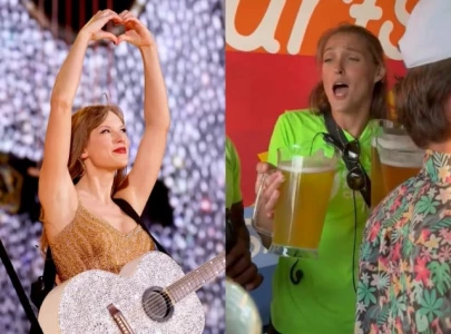 watch kylie kelce sing taylor swift s love story at new heights 2024 beer bowl watch kylie kelce sing taylor swift s love story at new heights 2024 beer bowl