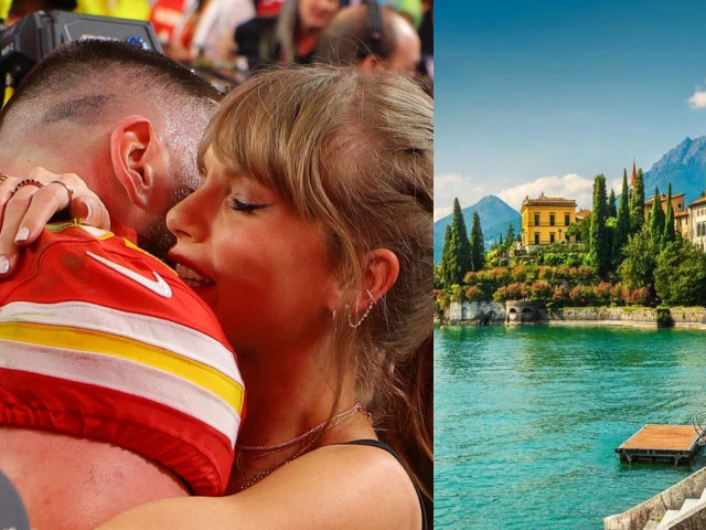 taylor swift and travis kelce courtesy reuters lake como italy courtesy forbes