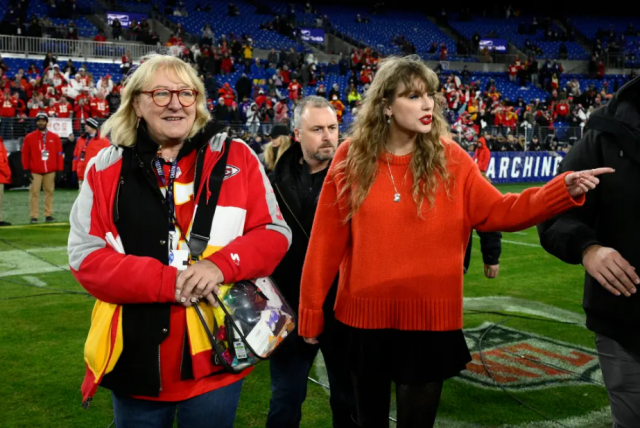 taylor swift s latest album ttpd leaves travis kelce s mom very impressed taylor swift s latest album ttpd leaves travis kelce s mom very impressed