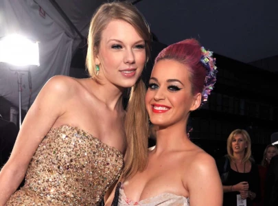 katy perry and the whole world are listening to taylor swift s the tortured poets department